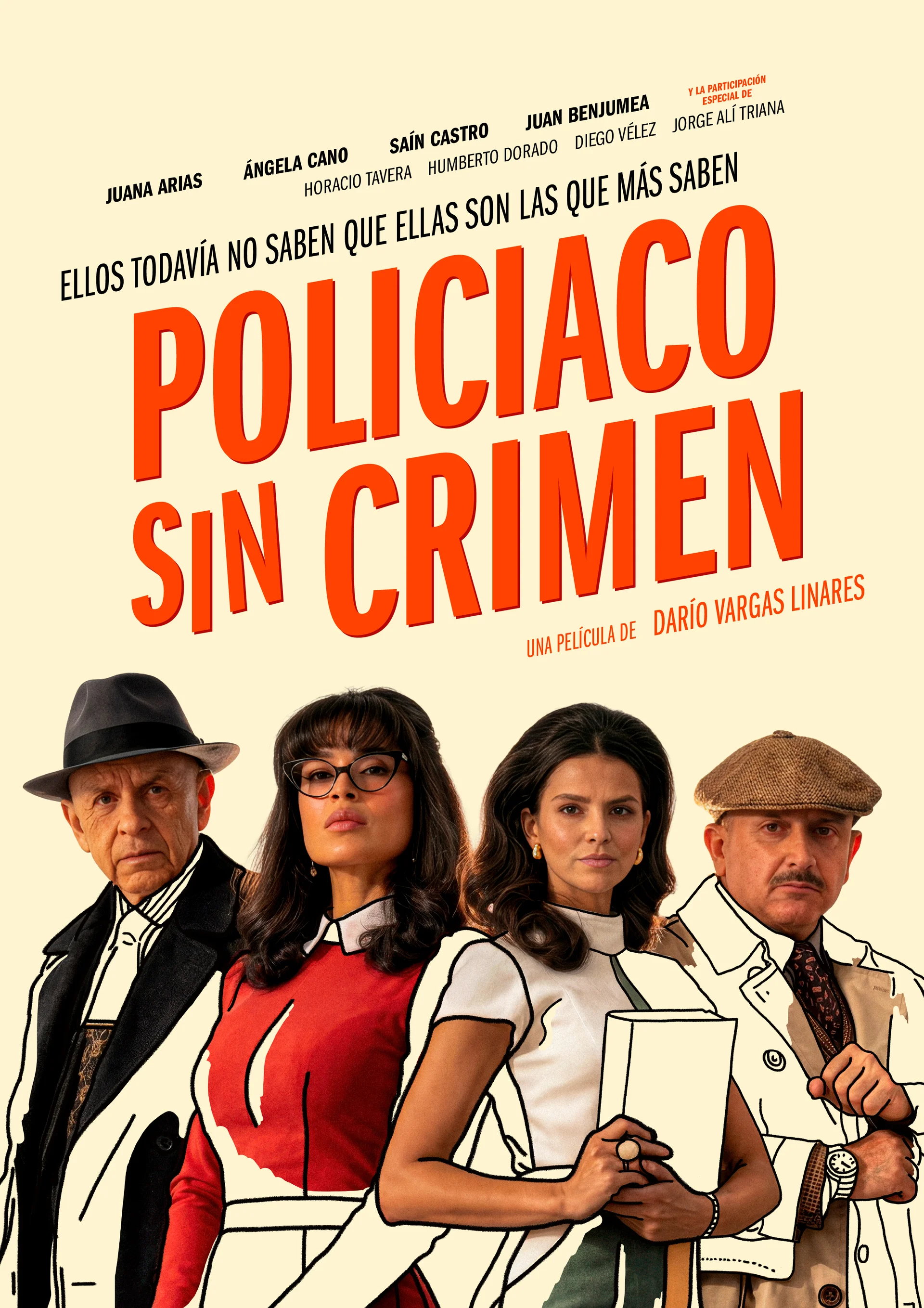 Poster oficial de la pelicula Policiaco sin crimen